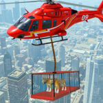 Animal Helicopter Rescue Game